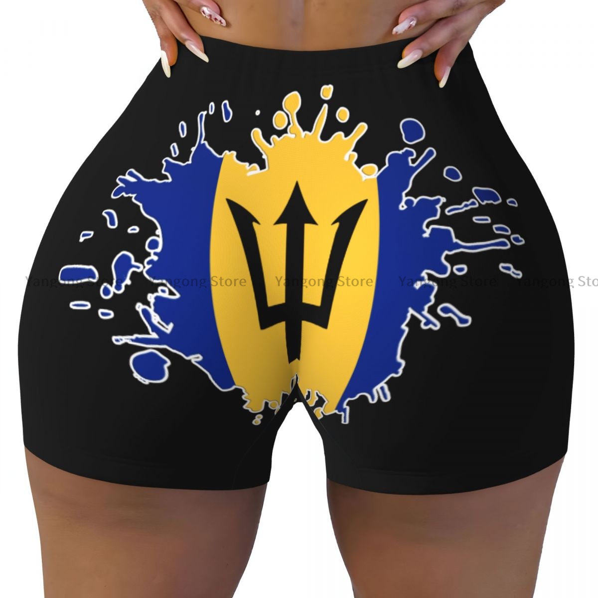 Yoga In Fitness - Sexy strakke sportshort met hoge taille,