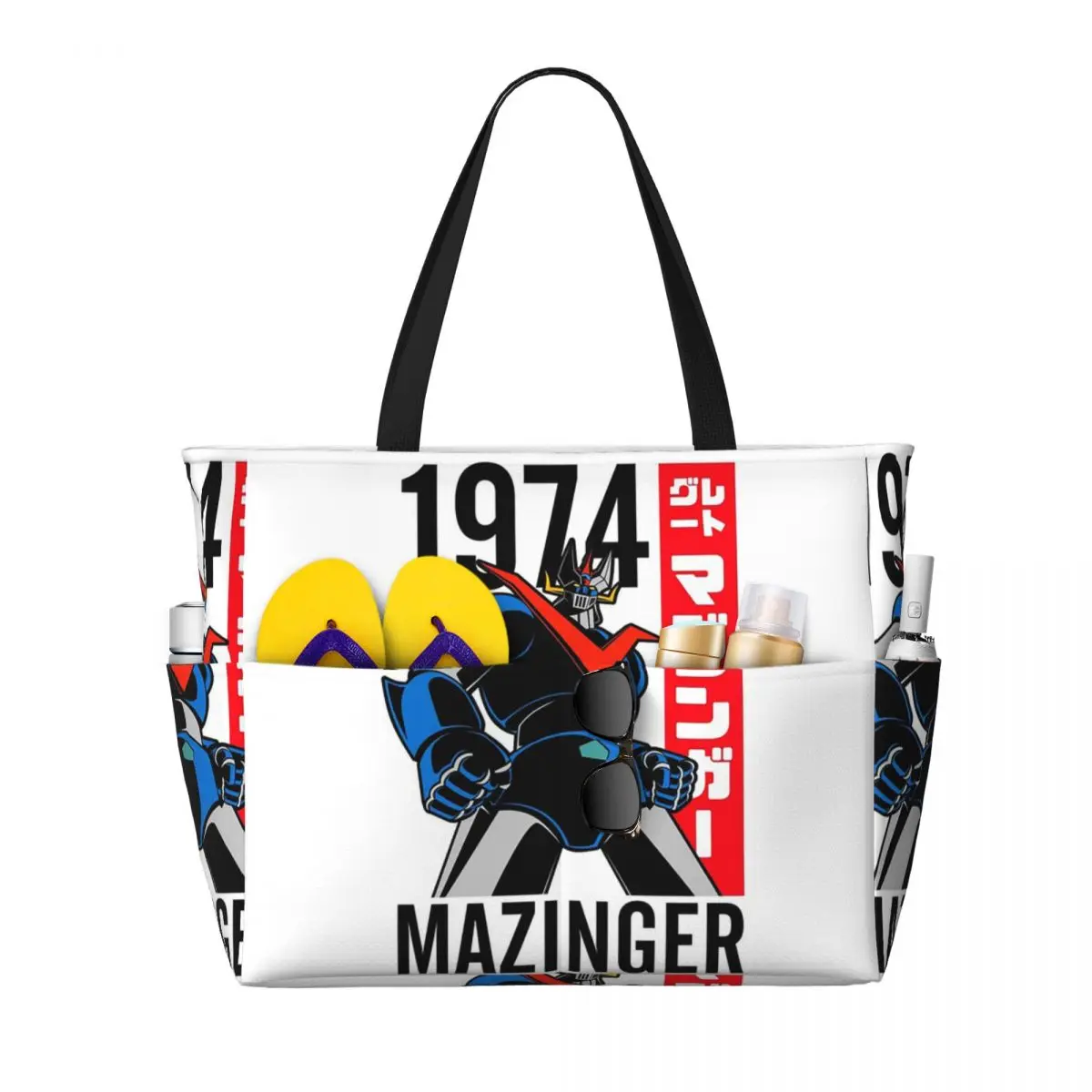 Yoga Fitness Tote - Mazinger Z Mad Robot Grendizer Anime