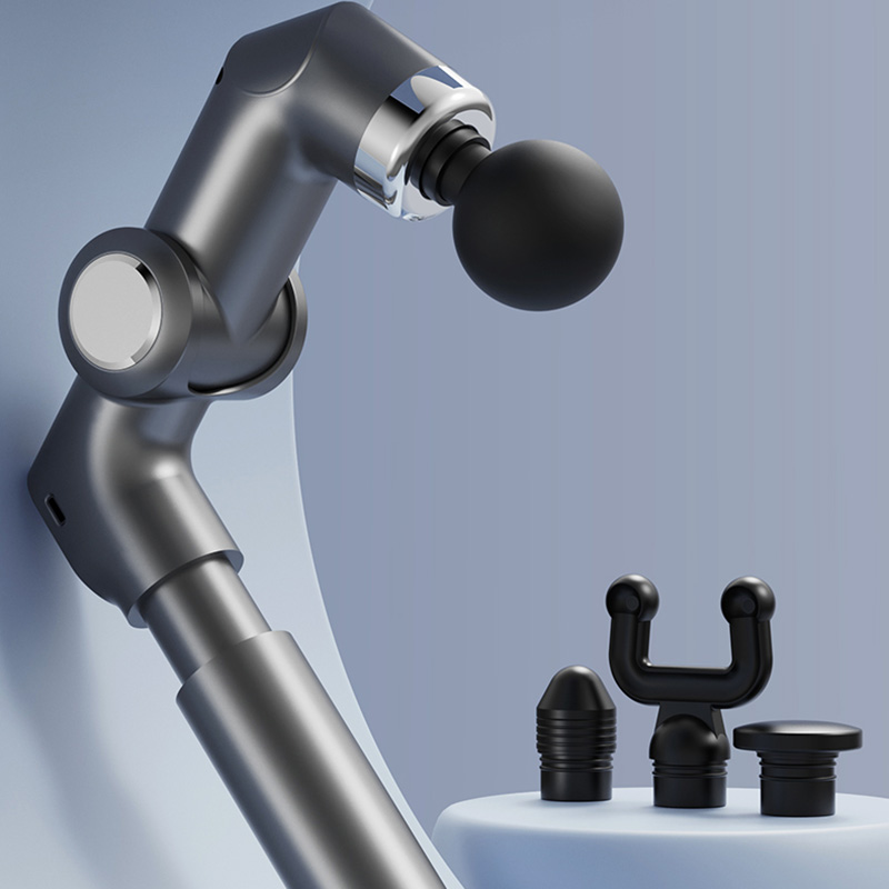 Vibration Massage Gun - USB Telescopische Verlengbare Fasciapistool met Verstelbare