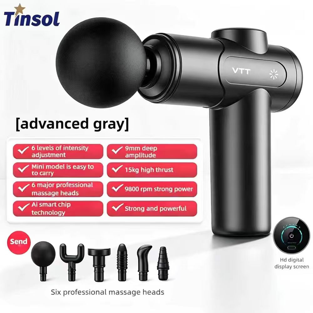 Vibration Massage Gun - TINSOL Elektrische Fascia Gun Diepteweefsel Percussie
