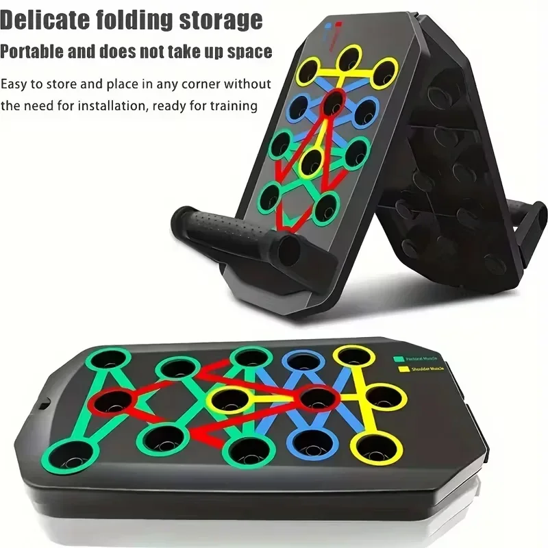 Push Up Board - Draagbare, multifunctionele push-up set met opvouwbare