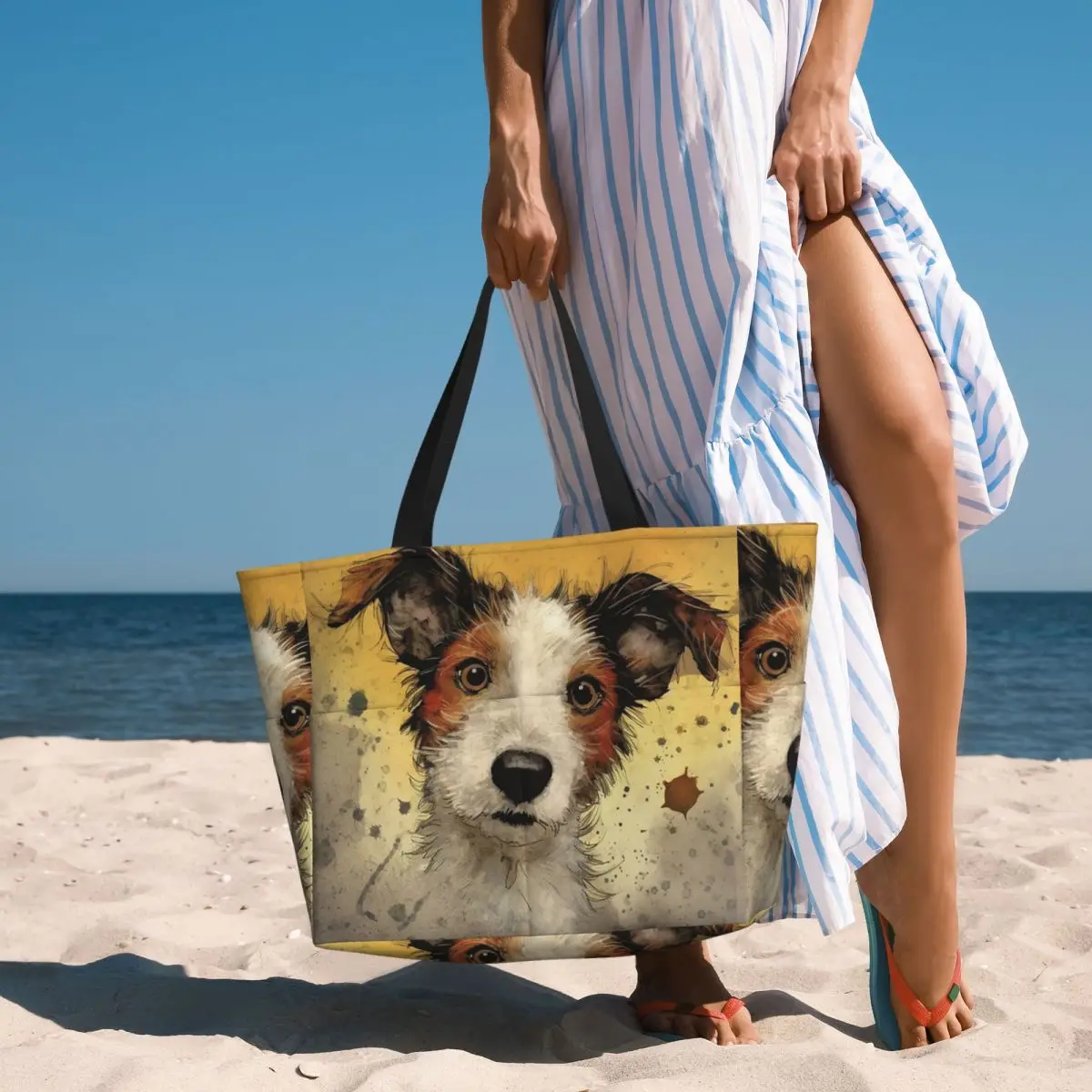 Yoga Fitness Tote - Hond Jack Russell Terrier Strandtas Sport