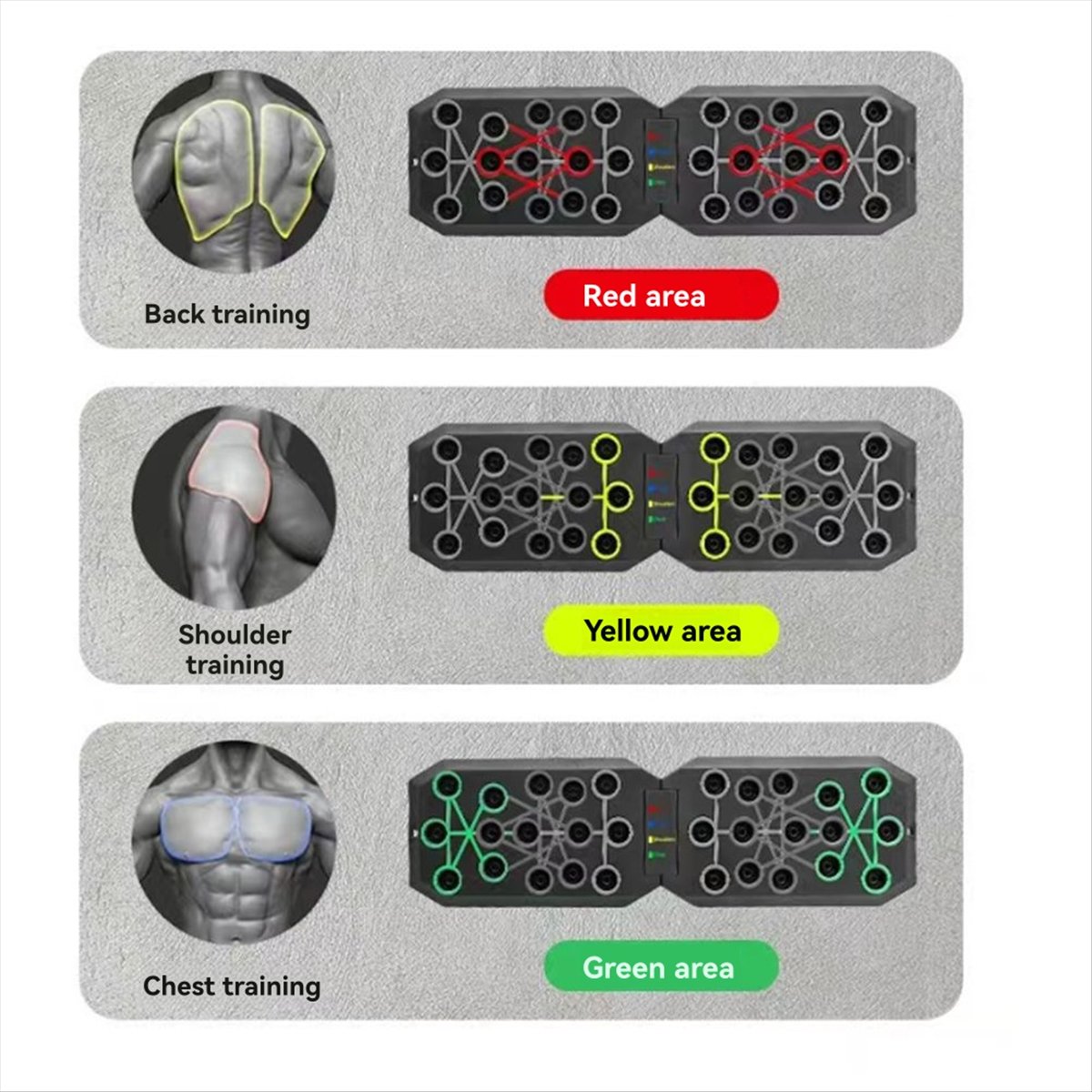 Push Up Board - Nieuwe aanwinst: Draagbare multifunctionele push-up board