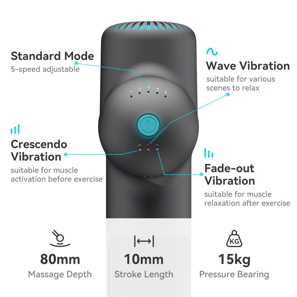Booster Massage Gun Elektrisch - Vibration Massage Gun recensie en prijs