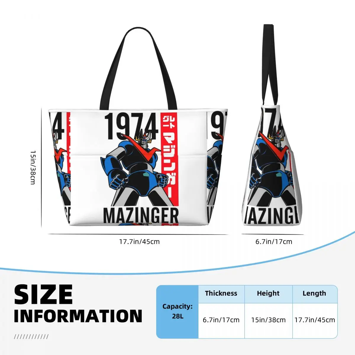 Mazinger Z Mad Robot Grendizer - Yoga Fitness Tote recensie en prijs