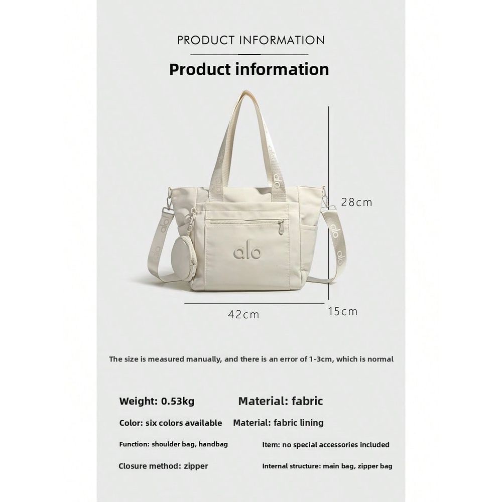 Stijlvolle dames sporttas, lic - Yoga Fitness Tote recensie en prijs