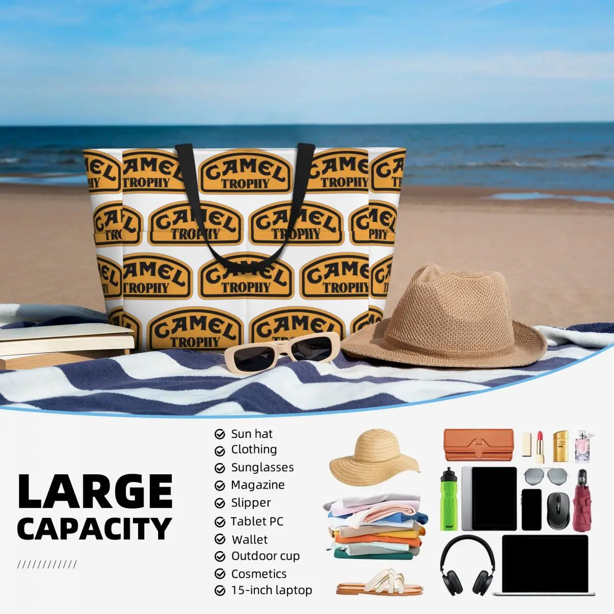 Camel Trophy Klassieke logo st - Yoga Fitness Tote recensie en prijs