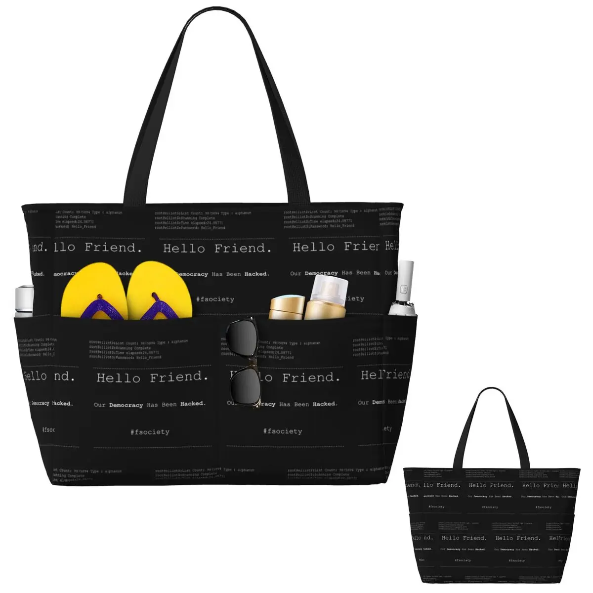 Mr Robot Hello Friend Fsociety - Yoga Fitness Tote recensie en prijs