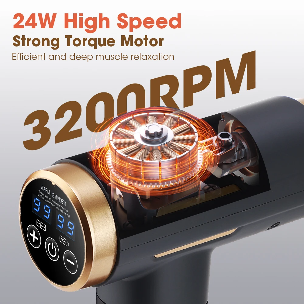 Elektrische Fascia Gun 24W 99  - Vibration Massage Gun recensie en prijs
