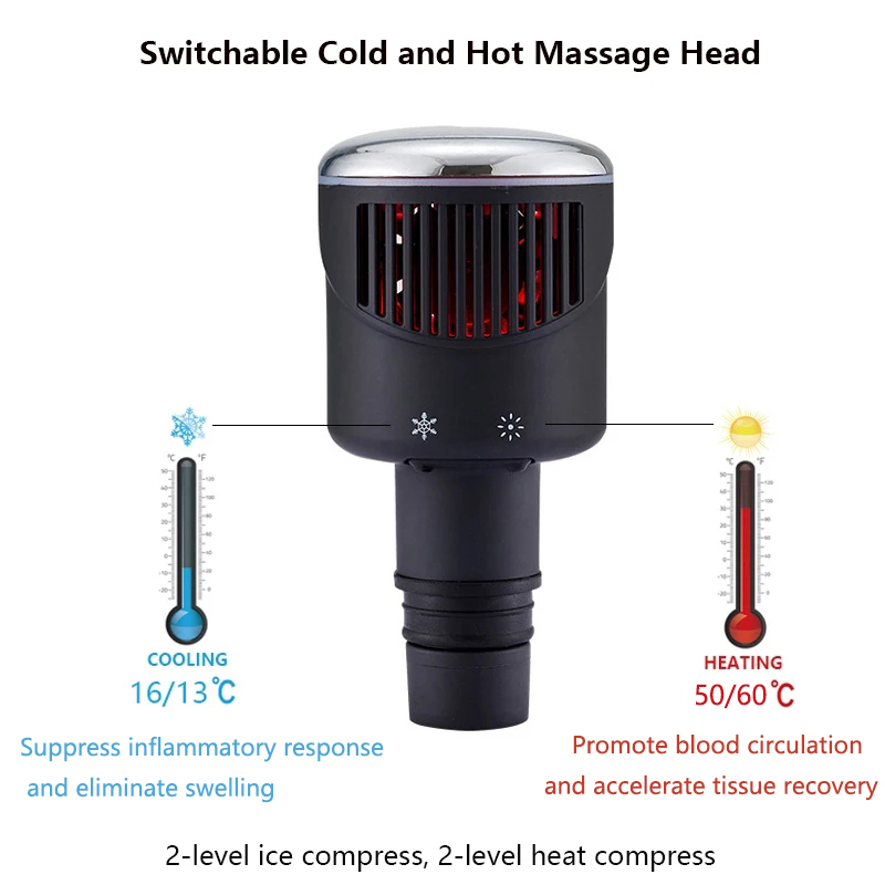 Nieuwe Warmte-Koude Fascia Pis - Vibration Massage Gun recensie en prijs