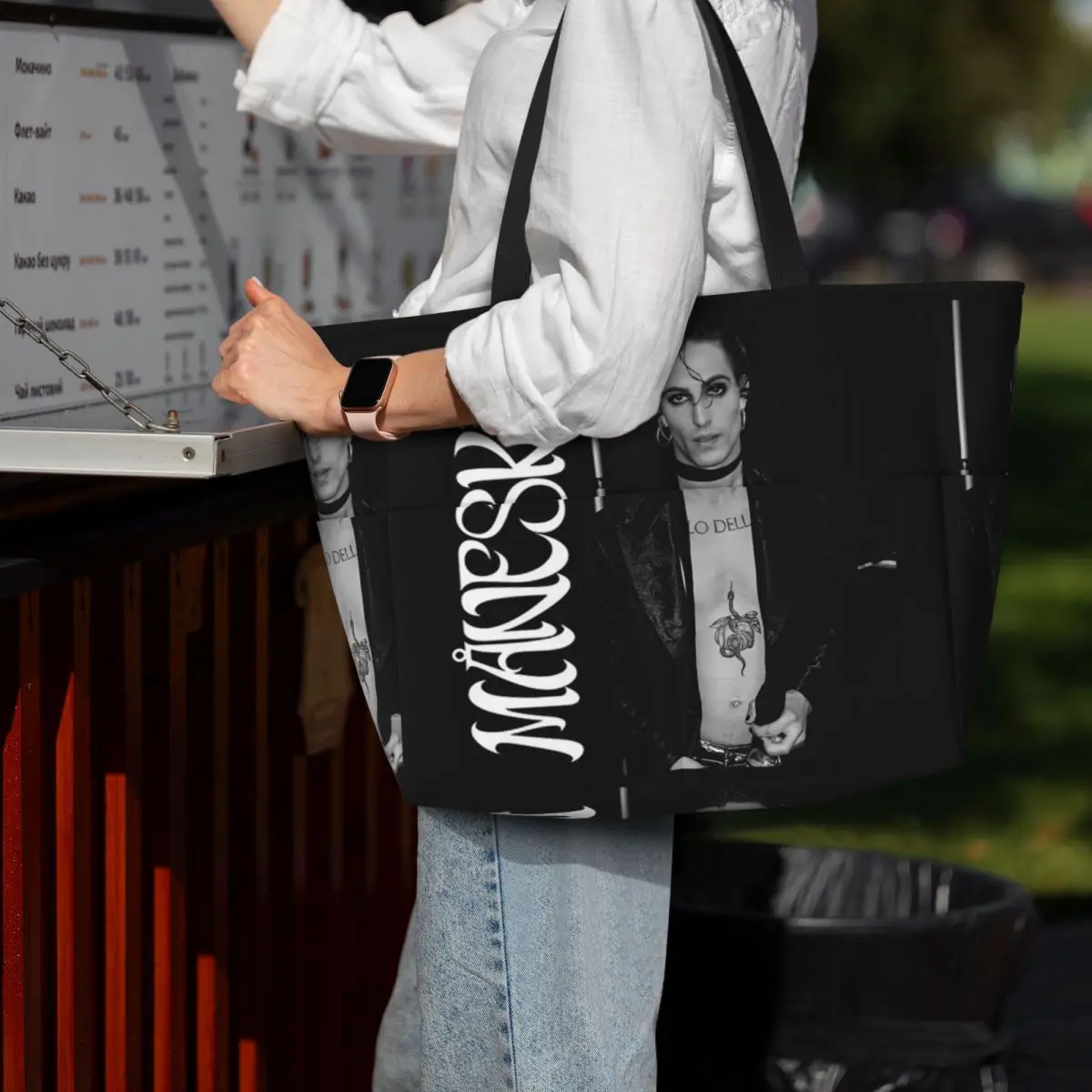 Damiano David Maneskin Strandt - Yoga Fitness Tote recensie en prijs