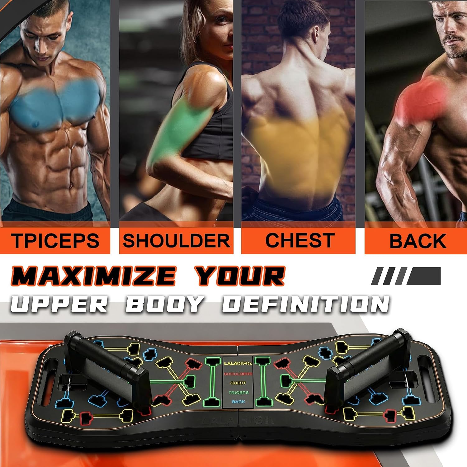 LALAHIGH Push Up Board, 36-in- - Push Up Board recensie en prijs