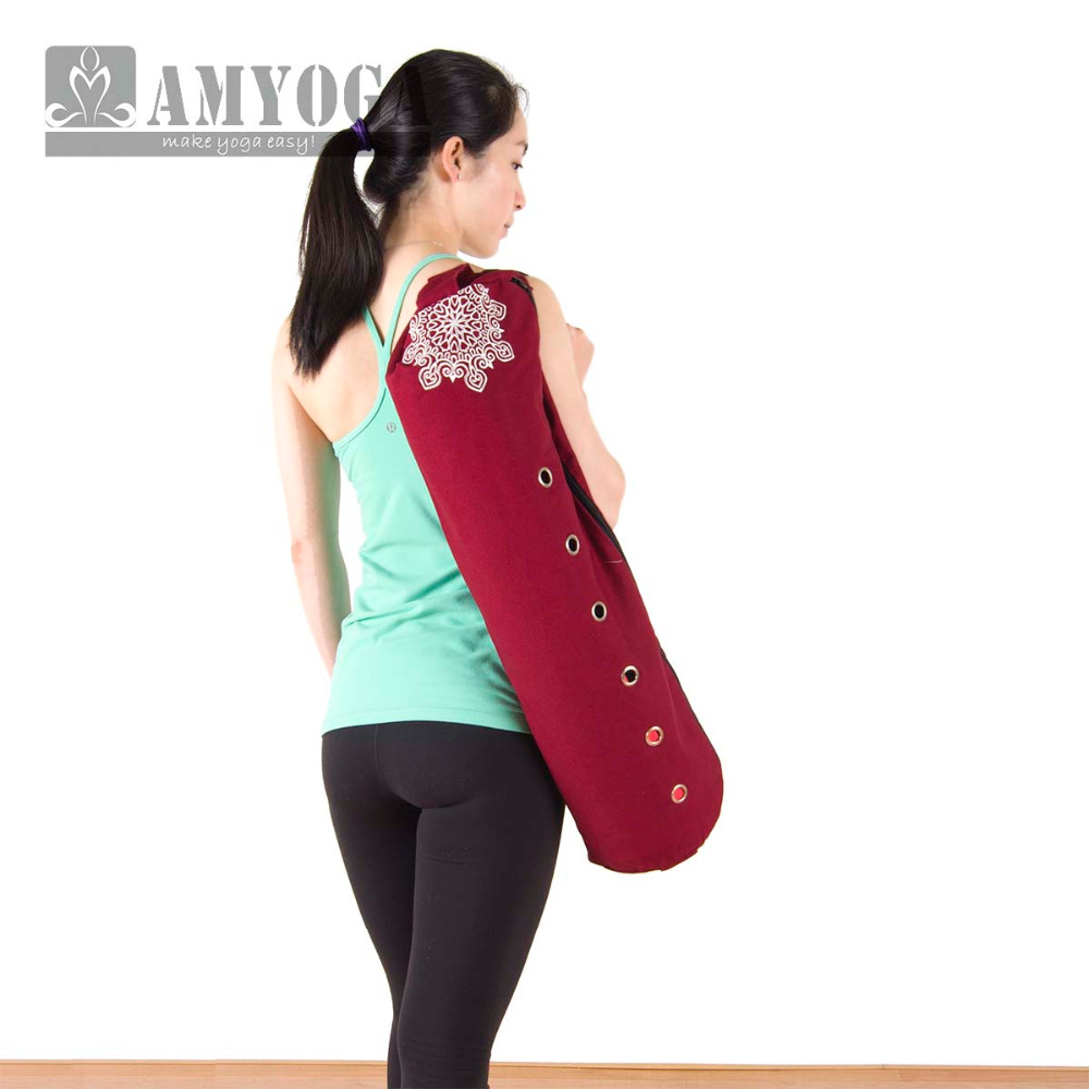 Canvas yogamat tas, schouderta - Yoga In Fitness recensie en prijs