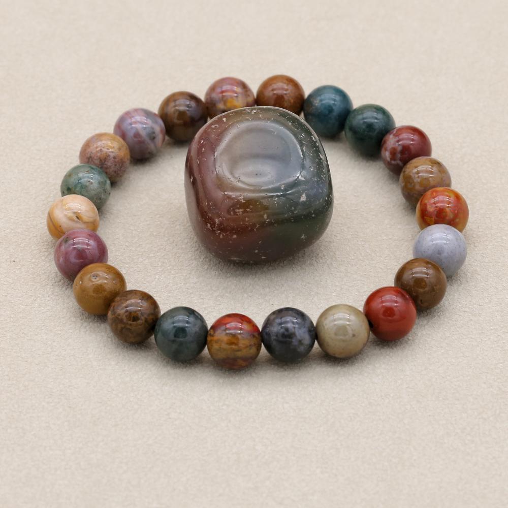 8Mm Natuursteen Oceaan Jaspis  - Yoga Health & Fitness Center recensie en prijs