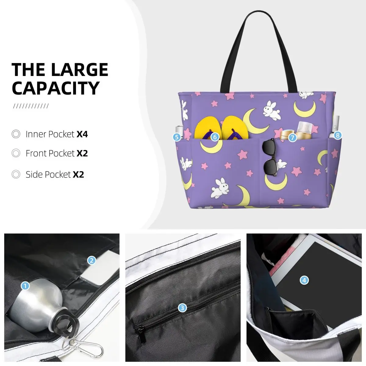 Rabbit Of The Moon Strandtas S - Yoga Fitness Tote recensie en prijs