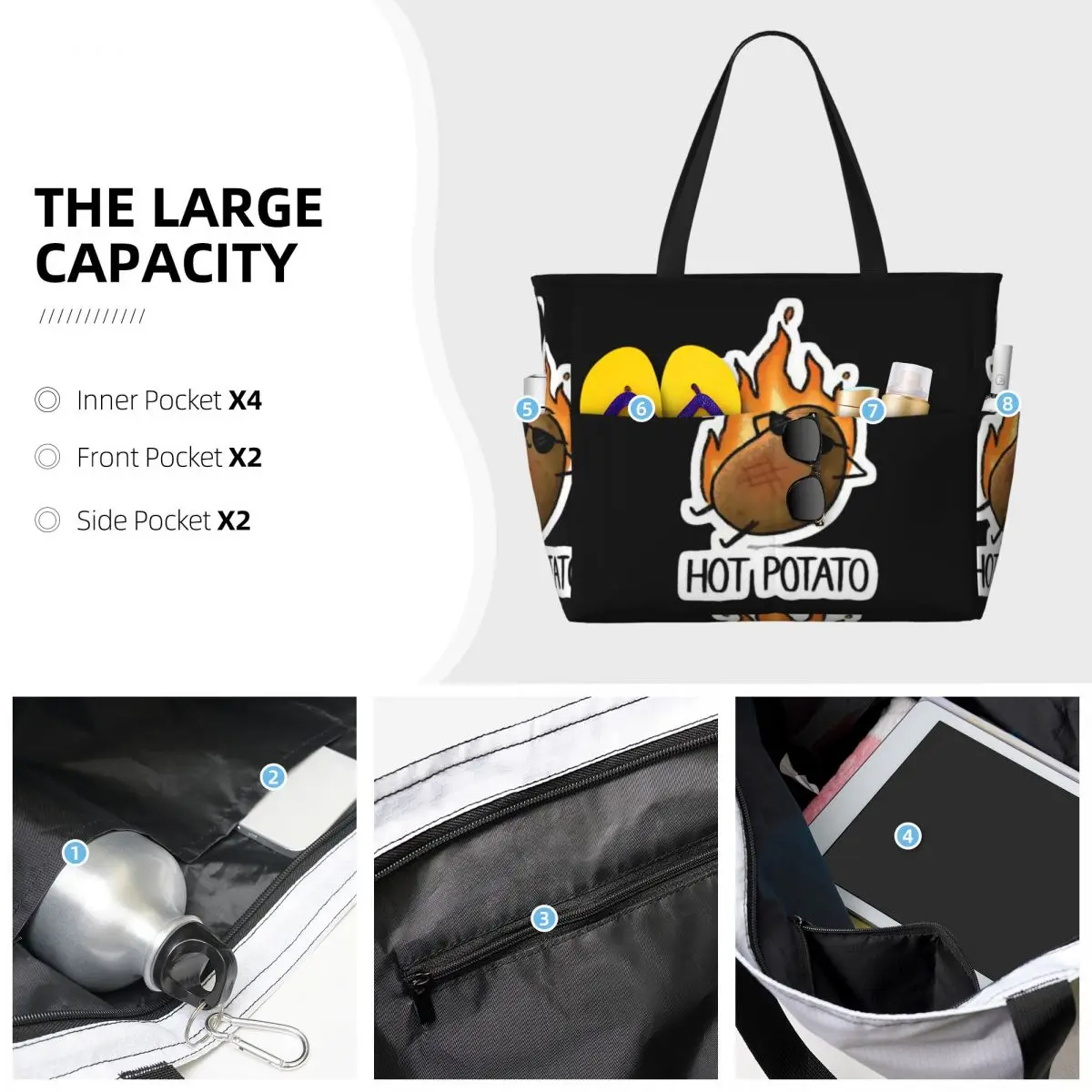 Fisher Potato Beach Tote Bag S - Yoga Fitness Tote recensie en prijs