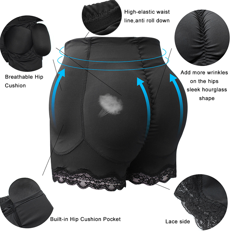 Vrouwelijke gevulde shapewear  - Hip Thrust Pad recensie en prijs