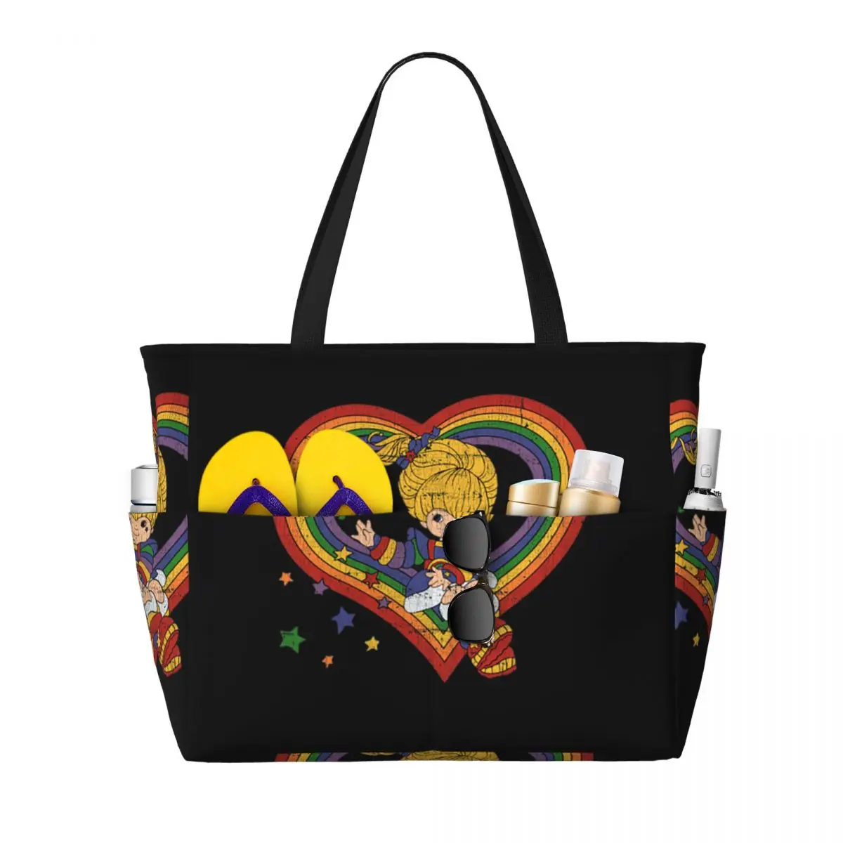 Rainbow Brite met Rainbow Hear - Yoga Fitness Tote recensie en prijs