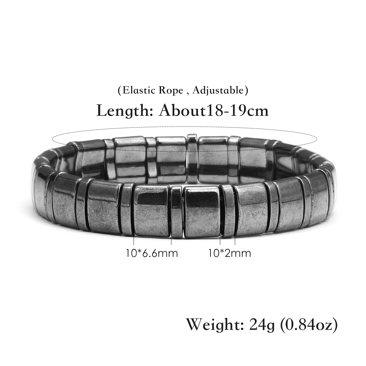 Energiesteen Hematiet Armband  - Yoga And Fitness Instructor recensie en prijs